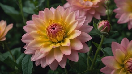 Obraz premium pink flowers