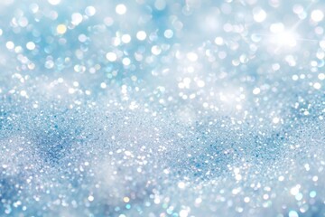 Fototapeta premium Glistering Light Blue Texture: Abstract Festive Background