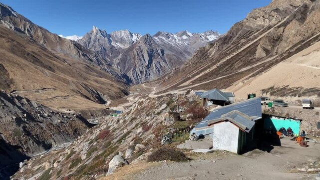Sheshnag Parvat, a snake-shaped mountain in Uttarakhand, is located on the route to Adi Kailash, between Gunji and Nabidhang