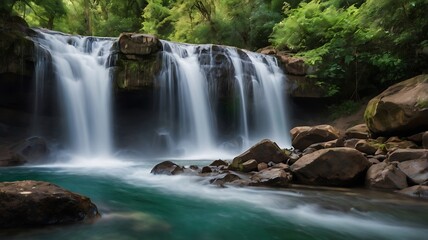 Fototapeta premium waterfall in the forest
