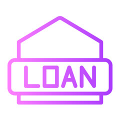 loan gradient icon