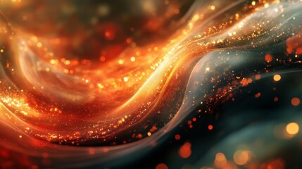 Vines Illuminated vines twisting through a glowing, abstract design. Generative AI
