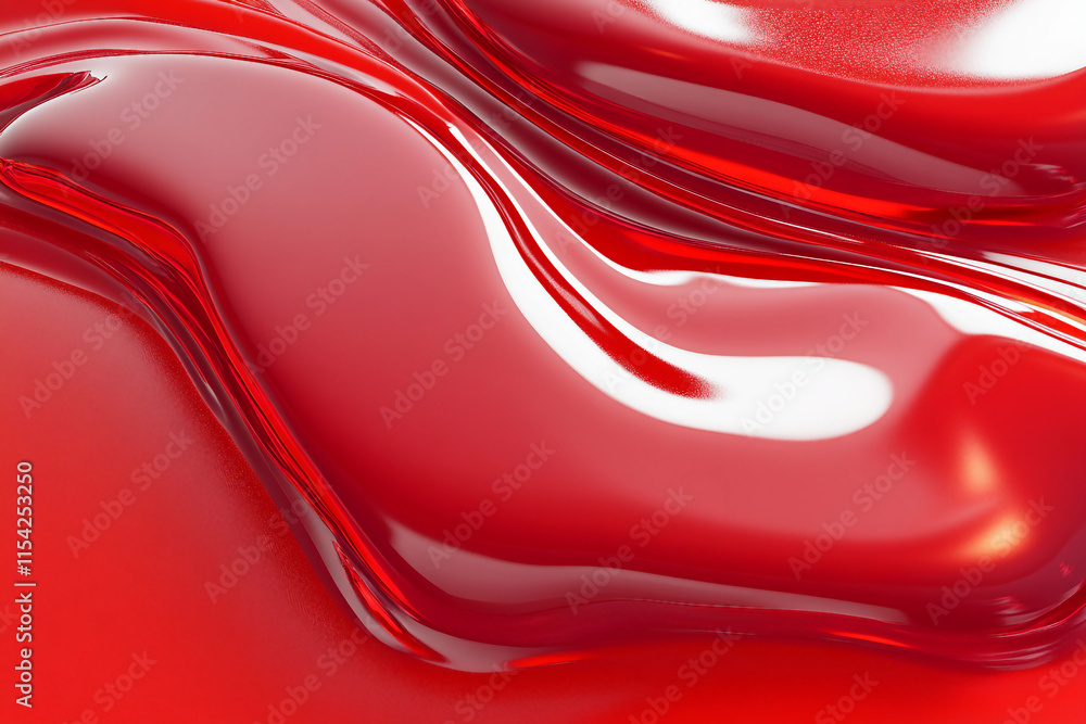 Poster generated with ai 3d rendering, abstract virtual illusion design