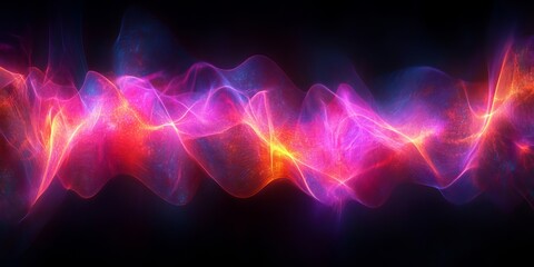 Pulse A pulsing abstract pattern glowing with dynamic energy. Generative AI