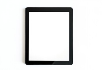 Blank digital tablet showcasing minimalist design, ideal for cre
