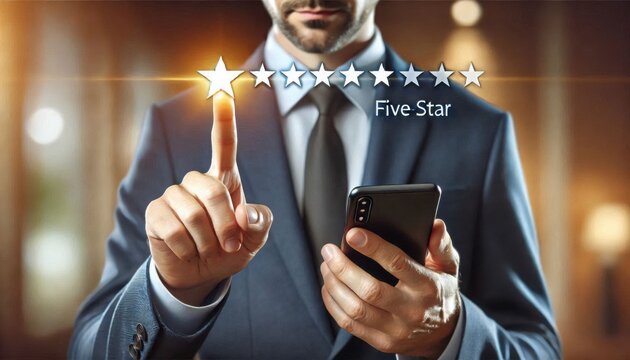 "Top-Rated Service: Five-Star Rating. High Quality: Achieving High-Star Feedback. Customer Satisfaction: Five-Star Review.