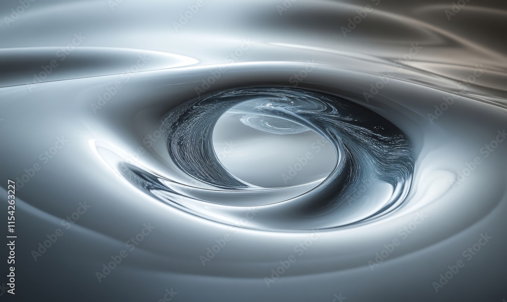 Poster gradient swirls across a glossy surface. generative ai