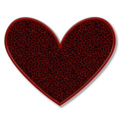 3D Heart  Valentine's Day Transparent Asset
