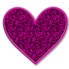 3D Heart  Valentine's Day Transparent Asset