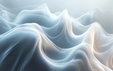 Obraz premium Clouds Fluffy, abstract clouds swirling in the background. Generative AI