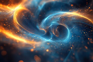 Fractals Infinite fractals with glowing digital effects and dynamic patterns. Generative AI