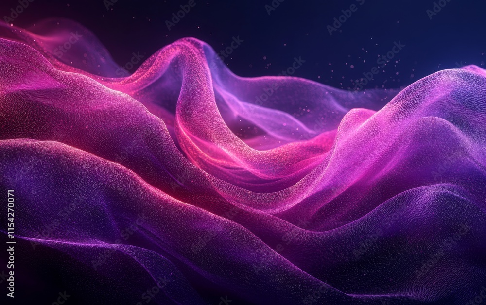 Poster ink creating delicate waves of color and fluidity. generative ai