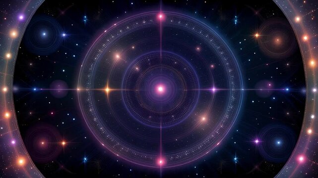 Radiant Cosmic Starfield Loop