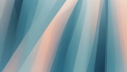 Obraz premium Formas geométricas en tonos de azul, gris y melocotón dispuestas en una composición abstracta en capas