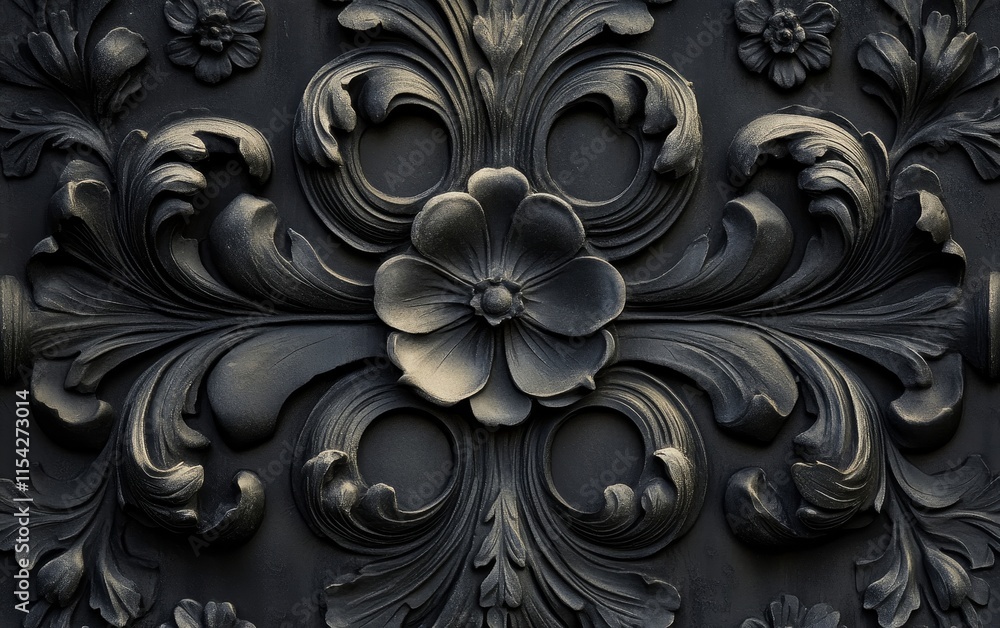 Poster patterns showcasing intricate symmetry. generative ai