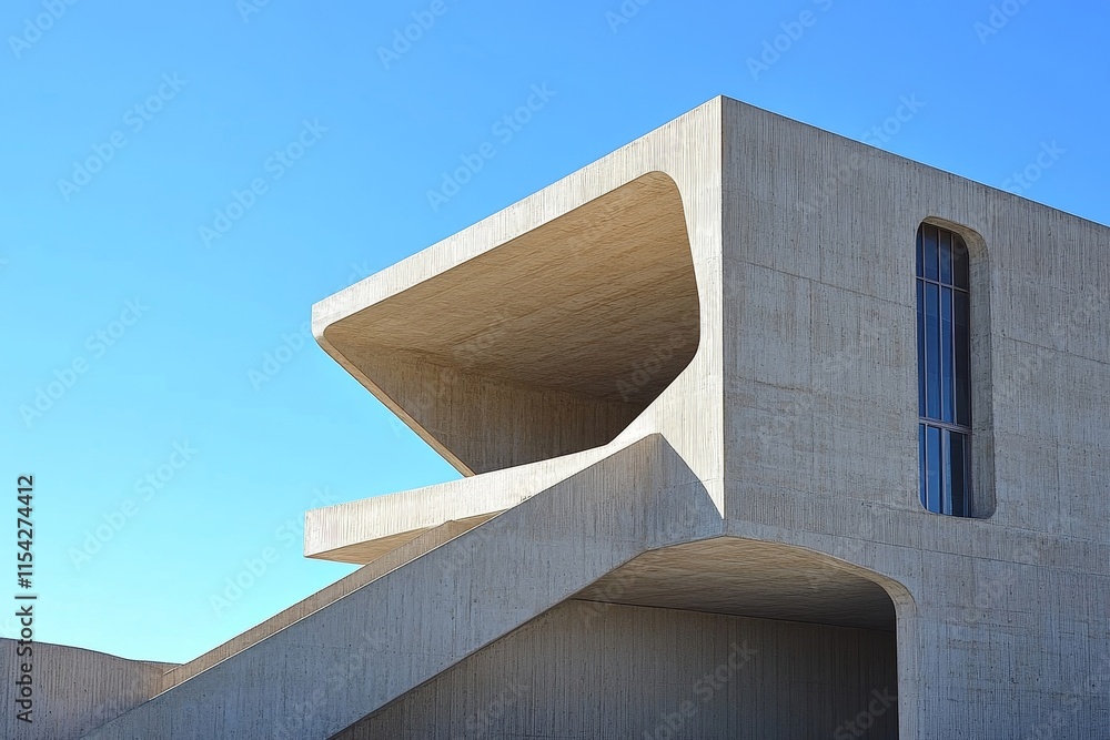 Aufkleber architecture featuring lines and sharp angles. generative ai