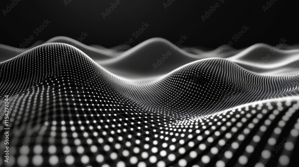 Poster grid in dynamic, pulsing motions. generative ai