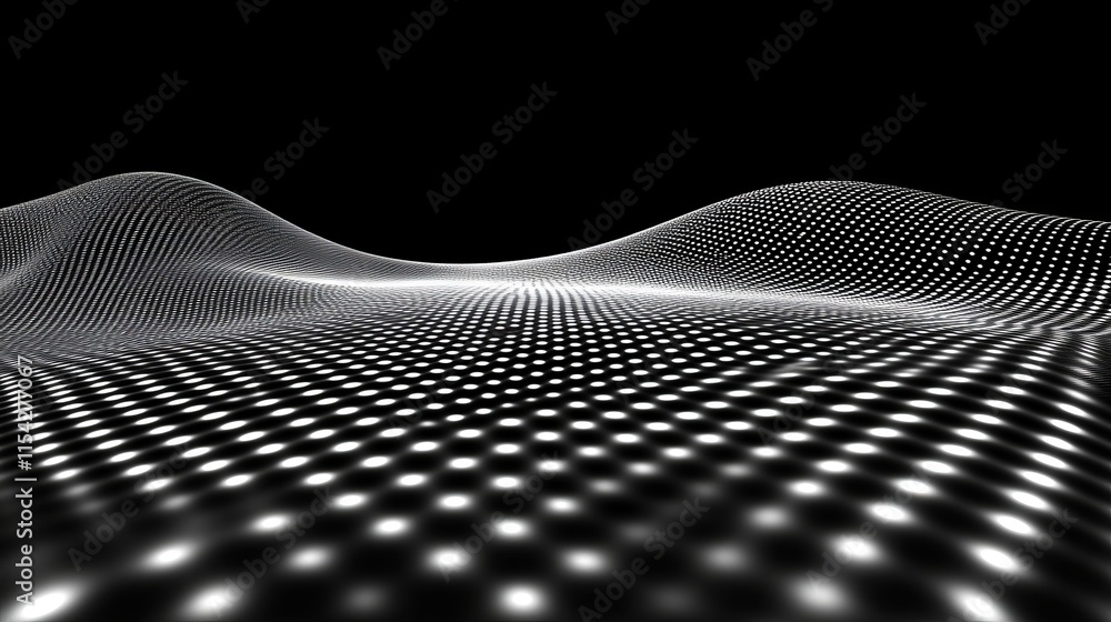 Poster grid in dynamic, pulsing motions. generative ai