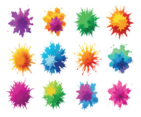 Multicolor Powder Explosion Image Pack