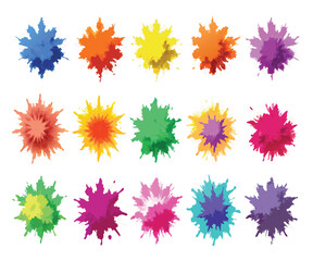 Multicolor Powder Explosion Image Pack