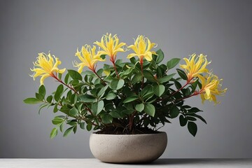 there is a plant that is sitting in a pot on a table