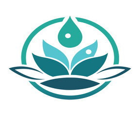 Simple Spa Logo Design Vector Graphic