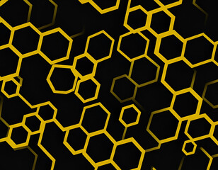 pattern with honeycombs