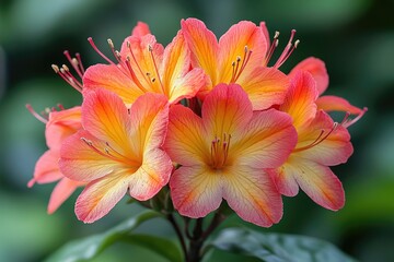 A close-up of a bunch of flowers on a stem, perfect for use in beauty or nature-themed projects