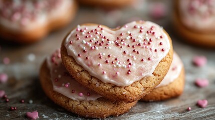 A sweet treat with colorful frosting and sprinkles, perfect for baking or decorating