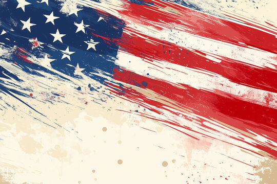 American flag for Memorial Day Fourth of July Labor Day patriotic USA stars and stripes national pride holiday celebration