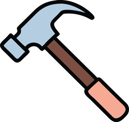 Vintage Claw Hammer Tool Stock Photo