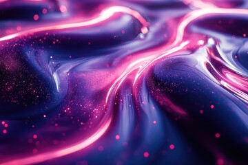 Neon fluid gradient abstract background digital art high fidelity colorful vibrant modern aesthetic