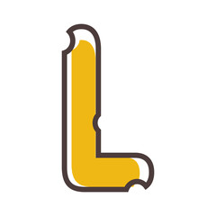 Cheese letter L