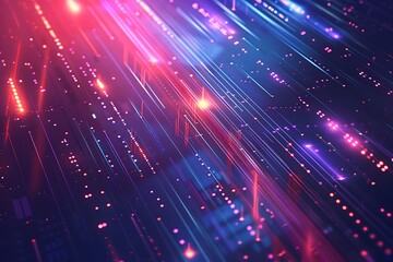 Obraz premium Technology abstract futuristic science background for internet business. Big data concept