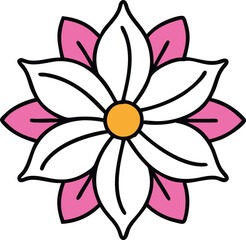 Closeup Blooming Flower Macro Photography Image