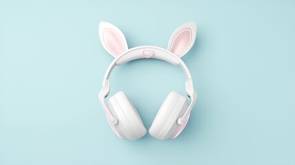 Bunny Ears Headphones - 4k Wallpaper 2025