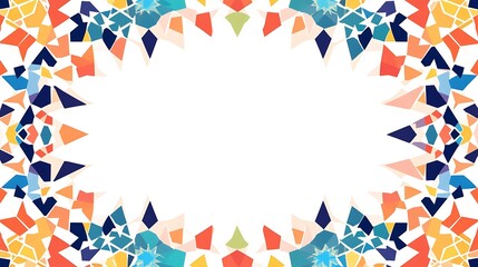 Obraz premium Islamic Themed Ramadan Kareem Designs with Lanterns, Crescents, and Mosque Illustrations 