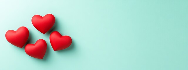 A Valentine's Day or appreciation-themed project featuring paper heart crafts.