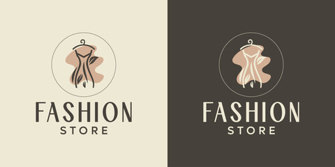 Shopping logo fashion logo beauty logo boutique logo