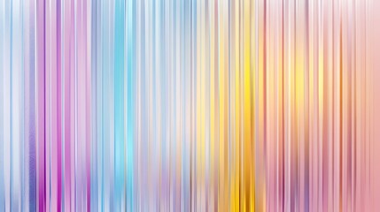 Obraz premium Vibrant Pastel Stripes: A Captivating Digital Painting in a Dreamlike Style. AI Generated