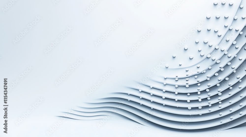 Poster a gradient texture background featuring a dot pattern in white and gray. this abstract digital backg