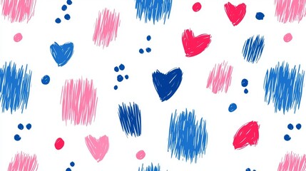 A seamless ikat pattern that blends abstract watercolor designs, damask-style digital florals, geometric shapes, ajrakh influences, allover paisley, African zigzag motifs, batik aesthetics, and