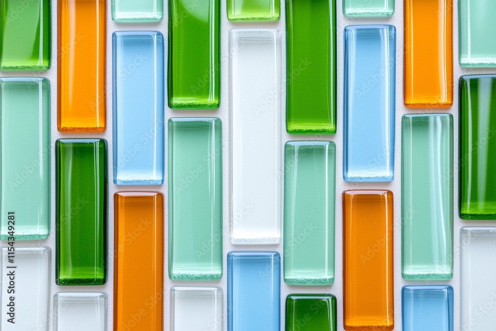 Poster a background featuring a vertical pattern of abstract wavy glass lines. the texture of the wavy glas