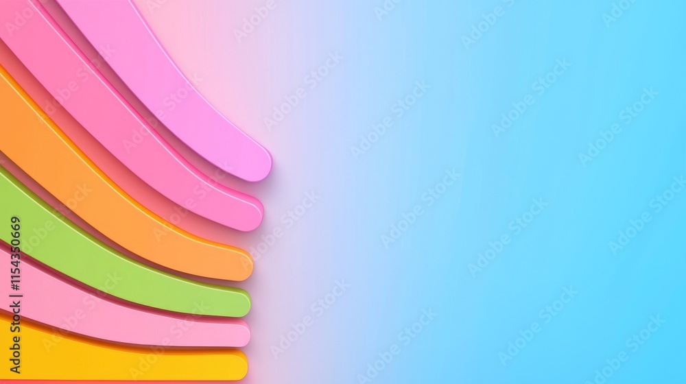 Poster a seamless, abstract pattern featuring multiple colors for a new background. this striped abstract b