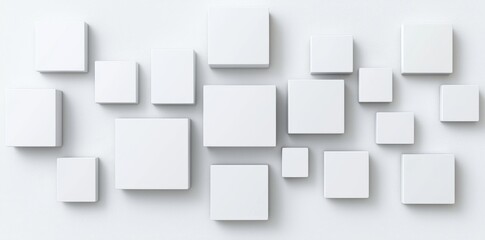 A modern, minimalist backdrop with a geometric pattern of white stairs or steps rotated vertically.