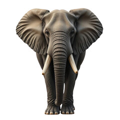 Fototapeta premium Majestic African Elephant Wildlife Animal Portrait Nature Mammal Close up