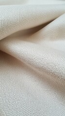 soft white fabric with subtle texture, clean and elegant, focus on simplicity and timeless design