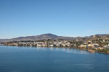 Fototapeta premium View from Montreux