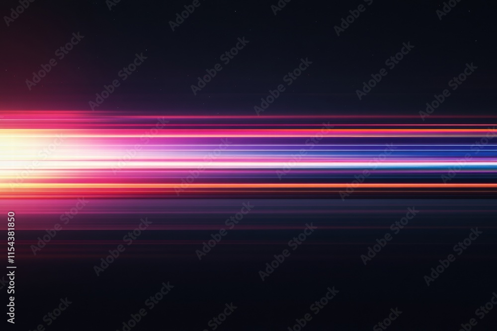 Leinwandbilder colorful light streaks create dynamic movement in an abstract representation of speed and energy at 