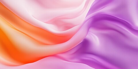 Obraz premium Abstract Pink and Purple Wavy Background, Gradient Colors, Soft Smooth Flowing Texture